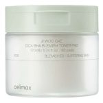 Celimax Ji Woo Gae Cica BHA Blemish Toner Pad пэды от воспалений для проблемной кожи